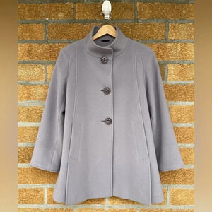 Cinzia Rocca Icons Gray Pea Coat